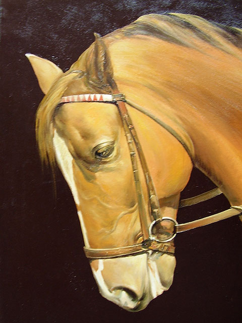 Horse (oil on canvas). Sculptors in Barcelona