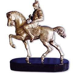 Emperor on horseback, Sculpture in Barcelona