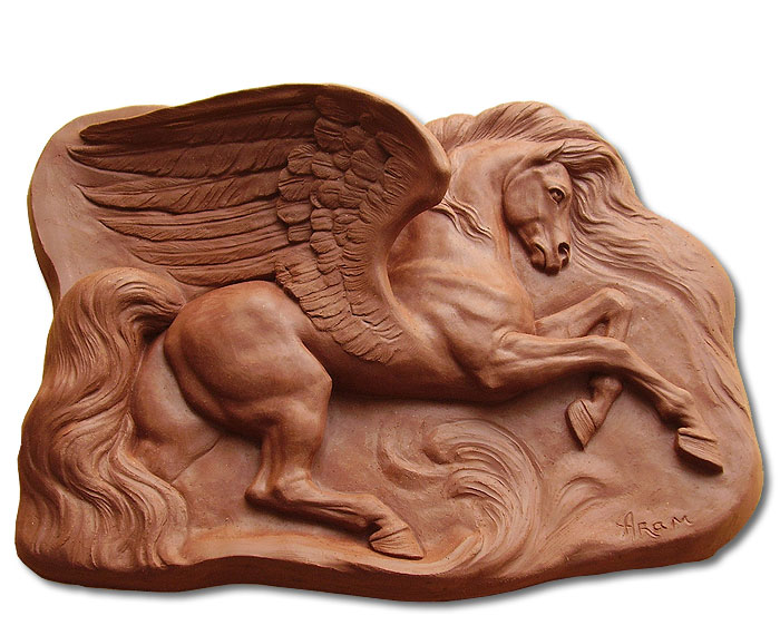 Pegasus. Sculptors in Barcelona