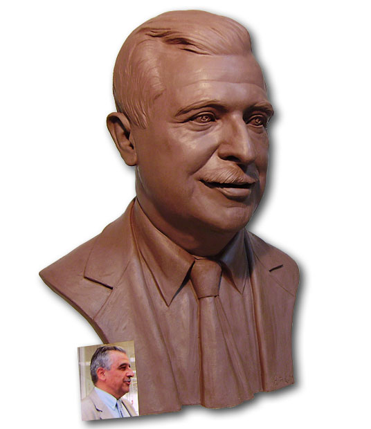 Busto del presidente de Semillas Fito. Escultores en Barcelona