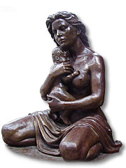Maternity, Sculptor in Barcelona
