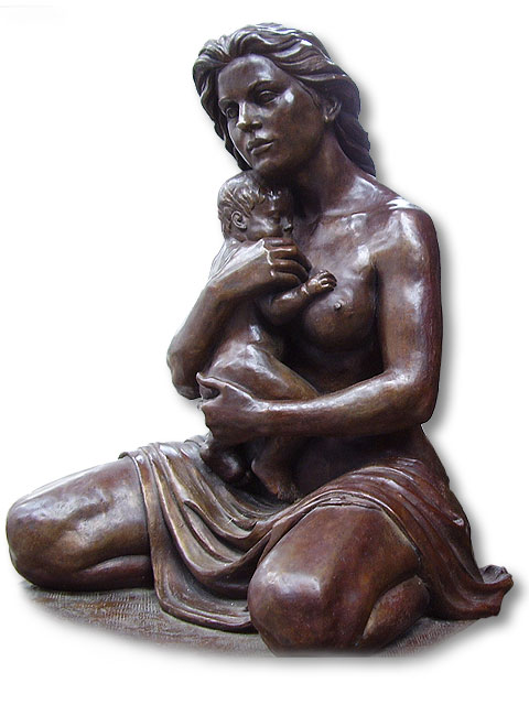 Maternity. Sculptors in Barcelona